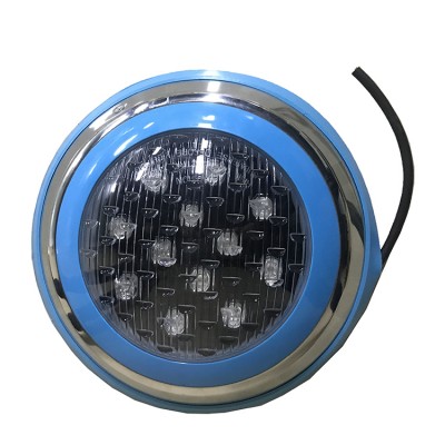 Guangzhou factory supply swimming pool high power ABS material cover wall mounted type 100% waterproof led underwater light