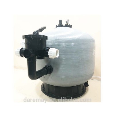 Swimming pool durable pressure side-mounted sand filter/High quality fiberglass sand filter