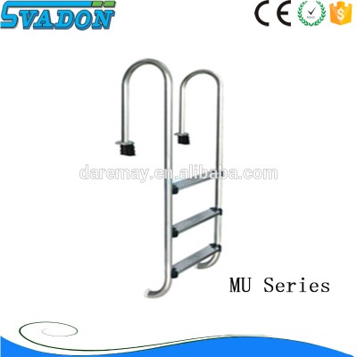 MU series 304 stainless steel swimming pool ladders/pool rails/pool safety handrail