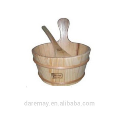 hot sale wooden sauna accessories wooden bath bucket